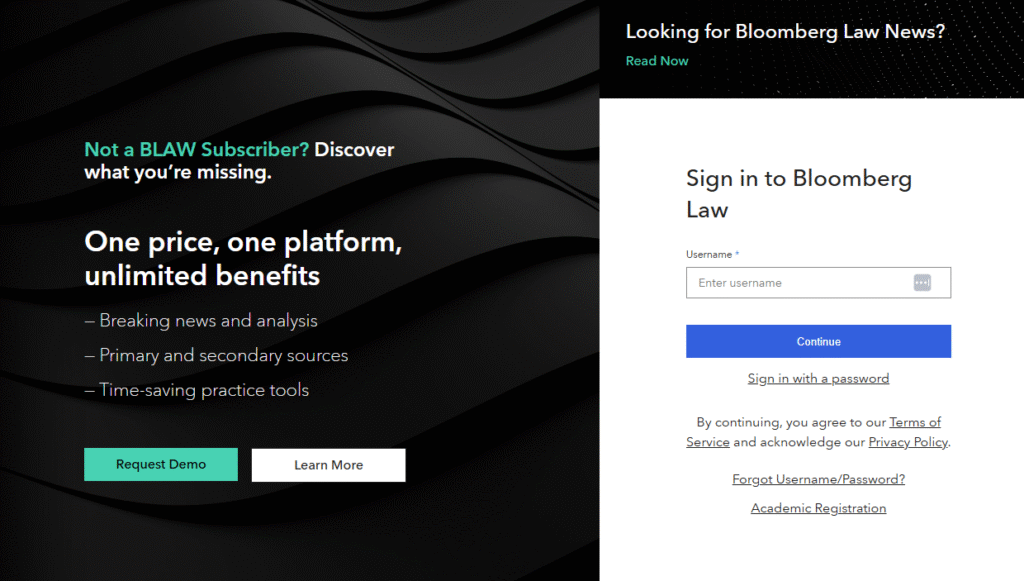 Bloomberg Law