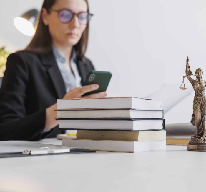 legal advice online. the lawyer of a successful business woman or a representative of the court legal advice online. the lawyer of a successful business woman or a representative of the court